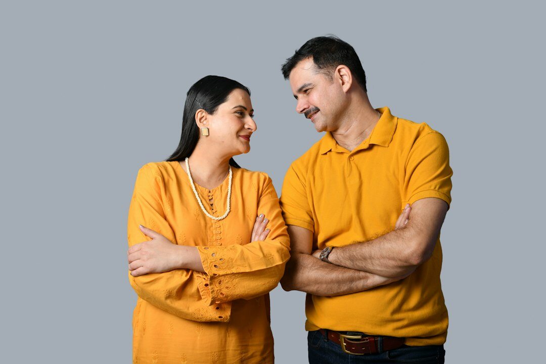 couple discussing calmly